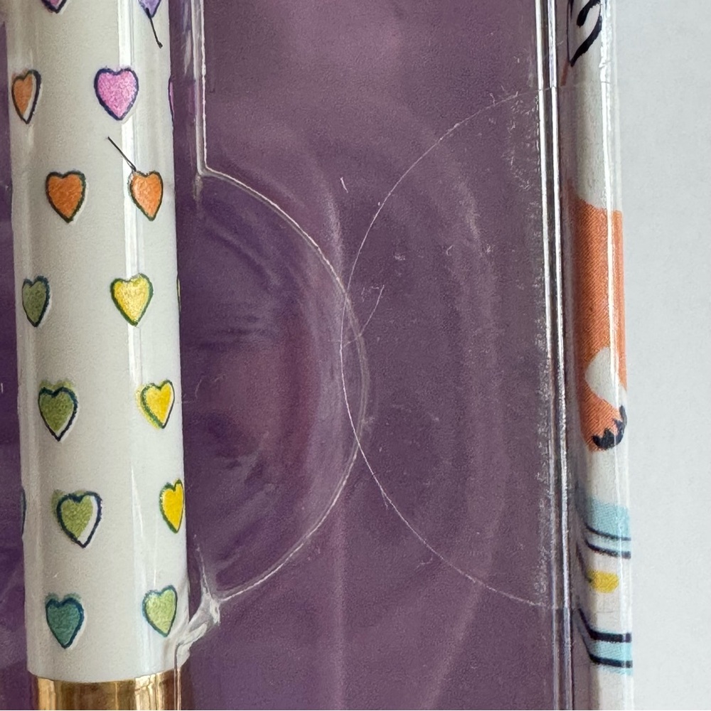 Roller Rabbit x Target Disco Hearts Makeup Brush Set NIB - Picture 9 of 11